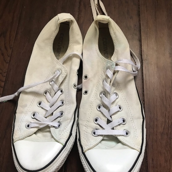 plain white converse - Picture 2 of 4